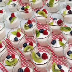 Erdbeer-Rhabarber-Mousse